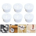 thumbnail image 3 of 8pcs White Furniture Cable Wire Rubber Grommet Cable Wire Hole Cover for Home, 3 of 9