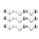 thumbnail image 1 of Accesorios de Aire en T ANGGREK 50PCS Conector de Manguera 6 mm, 1 of 8