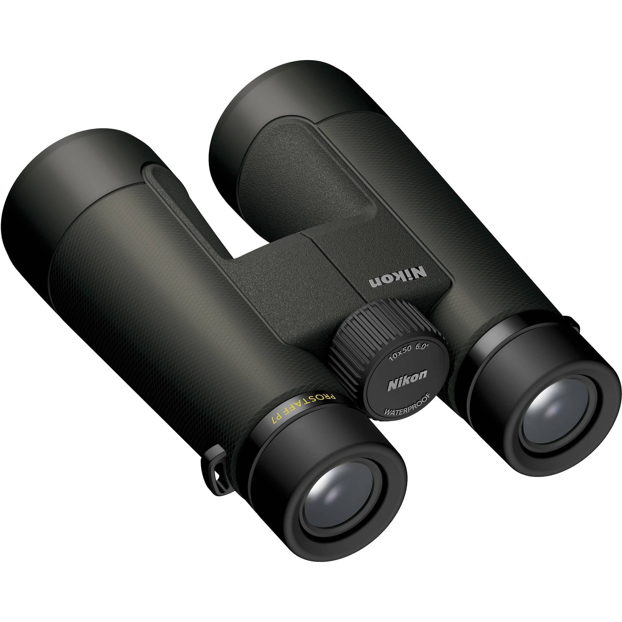Nikon PROSTAFF P7 10x50 Binoculars Long Distance Viewing 50mm Objective Lenses Bundle With ProStaff Suspender Harness Binocular Strap + Cleaning kit + FLOATING STRAP