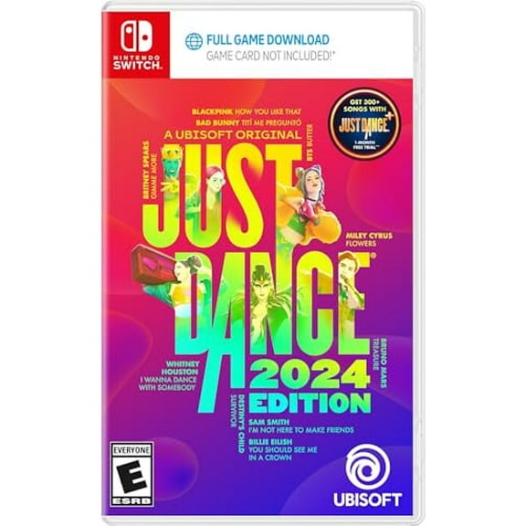 Just Dance 2024 Edition - Standard Edition, Nintendo Switch (Code in Box & Ubisoft Connect Code)