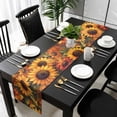 thumbnail image 3 of Sunflower Table Runner 36 Inches Long, Spring Summer Floral Watercolor Botanical Kitchen Coffee Dining Table Decoration for Home Party Birthday Wedding Home Decor 13x36 Inches, 3 of 8