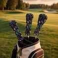 thumbnail image 2 of Uorisanigo Golf Club Covers - Golf Club Head Covers for Driver, Fairway Woods and Hybrid - PU Leather 3PCS Psychedelic Mushroom Golfs Wood Head Cover Set(D/F/H) to Fit Most Golfs Clubs, 2 of 7