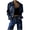 P-229 Royal Blue, variant on Brown Women Faux Leather Jackets Coats for Teen Girls Long Sleeve Modest Brunch Sequin Sparkle Glitter Basic Winter Fall Zip Up 2026 M