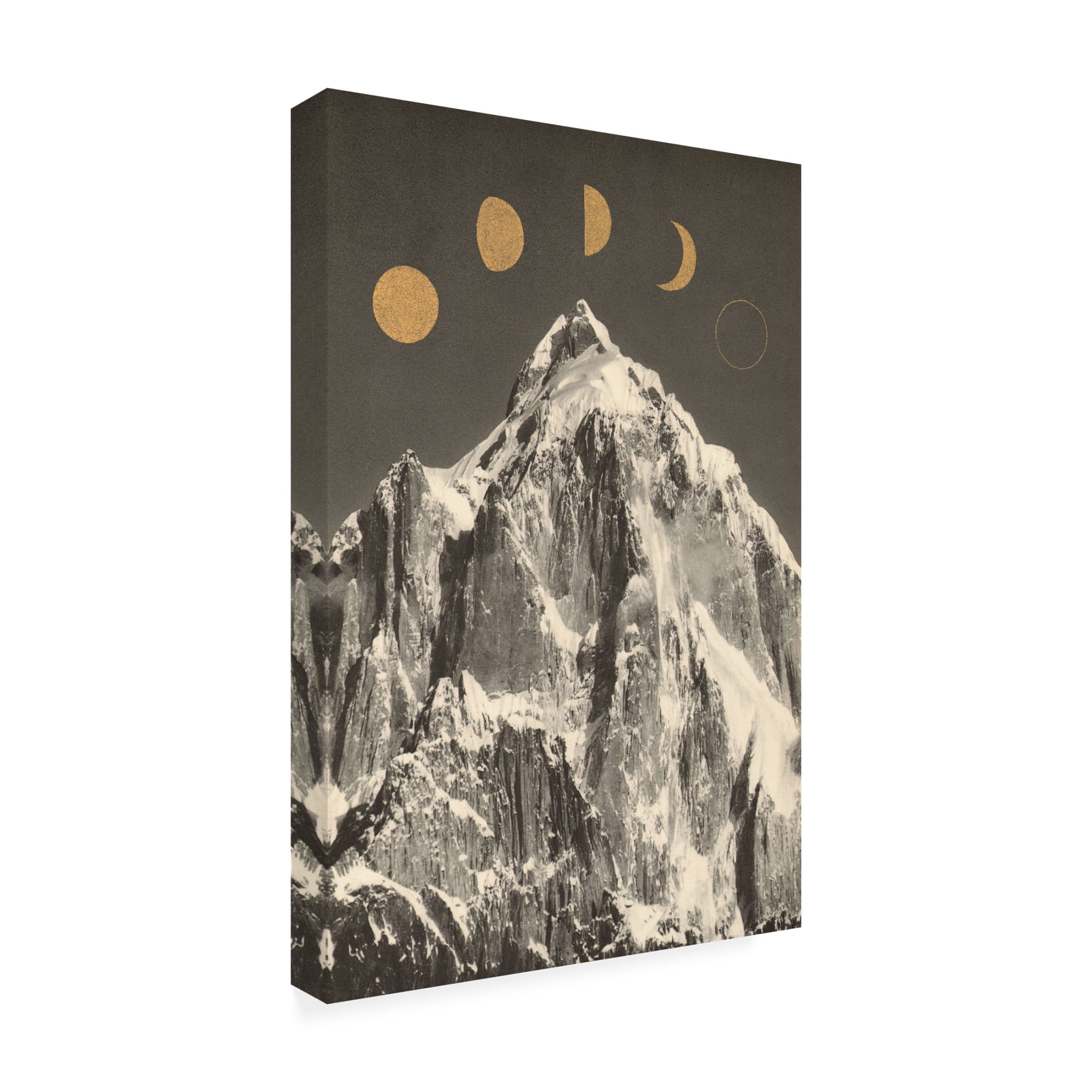 Trademark Fine Art Florent Bodart Moon Phases aaa Canvas Wall Art
