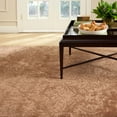 thumbnail image 2 of Martha Stewart  by  Damask Wool/ Viscose Rug Mahogany 9'6" x 13'6" 9' x 12', 10' x 14' Indoor Living Room, Bedroom, Dining Room Rectangle, 2 of 5