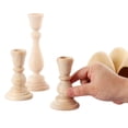 thumbnail image 3 of 6pc Fillable Paper Mache Eggs and Wood Stands Assortment - for Easter - Factory Direct Craft, 3 of 6