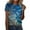 Blue, variant on JDEFEG Long Shirt Women Fashion Casual Top Shirt Short Sleeve Round Neck Printed T Shirt Elegant Loose Soft Top Blouse Misses V Neck Tee Shirts Sky Blue S