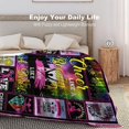 thumbnail image 5 of Manta de calavera para hombres y mujeres, manta de cama de calavera morada, suave y acogedora, mantas y mantas de franela, manta ligera y cálida para Halloween, sofá cama para niños, decoración del, 5 of 5