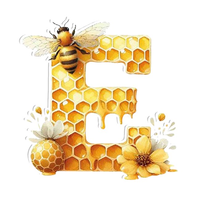 Precio reducido por tiempo limitado!Colgante acrílico de abeja con 26 letras, colgante decorativo de abeja con letras acrílicas para el hogar