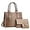 03 Croc Khaki, variant on BAGLINTAIBAG Ladies Satchel Purse Wallet Top Handle Tote Handbags Hobo Shoulder Bags Set 3pcs for Women,Khaki