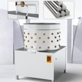 thumbnail image 5 of Stainless Steel Poultry Plucker, Chicken Plucker Plucking Machine, Electric Plucking Machine, Quick Feather Removal Quail Bird Hair Removal Plucking Machine with 95 Soft Fingers, 5 of 7