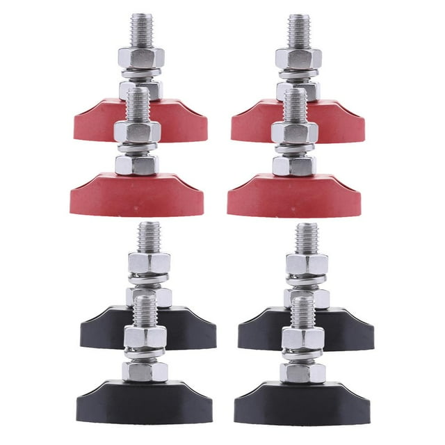 Bloque de Terminales Aislado de material acero Inoxidable de Grado Marino de 8 Piezas de 6 Mm de Un Perno