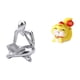 thumbnail image 1 of Juego de 2 figuras de lector abstracto, figura humana de resina, decoración, estatua de serpiente de dibujos animados, estatua de pensador, artesanías, 1 of 8