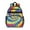 Colorful Rainbow Tie, variant on Blue White Tie Dye Wave Pattern Backpack for School,Cute School Bag,Schoolbag with Adjustable Shoulder Straps & Padded Back,15.25"x11.5"x5.25"