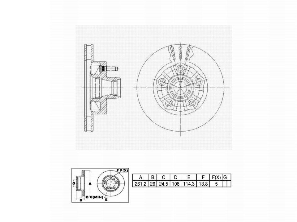 Winstop Brake Rotor and Hub Assembly, Front WS234784, Ford Ranger 1997-1995
