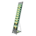 thumbnail image 6 of 10-Tier Brochure Holder Book Display Shelf Floor-Standing Magazine Rack Brochure Rack Book Shelf, 6 of 22