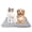 Light Gray,S(23*15in), variant on Zacenei Dog Bed Mat,Soft & Comfortable Dog Kennel Pad, Multi-Purpose Dog Crate Bed & Dog Bed Mats Durable Dog Plush Crate Mat for Dog & Cat-Ideal for Crate, Kennel, Home Use [Light Gray,S(23*15in)]