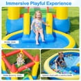 thumbnail image 6 of Costway Inflatable Bounce House, Kids Water Park Wet Dry with Splash Pool 380W Blower, 6 of 12