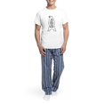 thumbnail image 5 of CafePress - Do Not Poke The Bear Men's Light Pajamas - Men's Light Loose Fit Cotton Pajama Set, 5 of 7