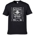 thumbnail image 1 of Camiseta de pesadilla antes de Navidad, Camiseta de algodón puro para hombre, camiseta con cara de Jack Skellington, camiseta informal de calle a la moda, camiseta grande F117, 1 of 4