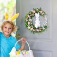 thumbnail image 3 of Corona de flores artificiales Perfecl para puerta de Pascua 4 Uds Colgante de Primavera, 3 of 8