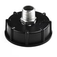thumbnail image 1 of IBC Tote Tank Drain Adapter S60x6 Thread Cap Garden Hose Connector 1/2\" 3/4\" 1\", 1 of 9
