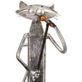 thumbnail image 4 of Escultura de metal de gato con estatuilla de guitarra, regalos para Acción de Gracias, Navidad, manualidades y decoración del hogar, Style2 Sincero Electrónica, 4 of 5