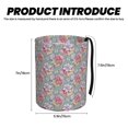 thumbnail image 3 of Honeii Watercolor Butterflies Print Waterproof Car Trash Can,Waterproof Portable Collapsible Trash Can,Garbage Container fits Most Cars,SUVs,and Trucks, 3 of 7