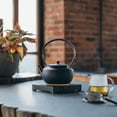 thumbnail image 6 of BALMUDA MoonKettle | Electric Kettle with Temp Control (122°F - 212°F) | HOLD & Keep Warm | 900ml (30 fl oz) | Soothing Ambient Light & Sound | Precision Pour Spout | Black, 6 of 10