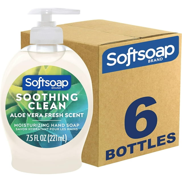 Aloe Multi - 221 ml (Lot de 6) - Pompe à Savon pour les Mains