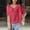 Red, variant on Cxenplz Summer Crochet Tops for Women 2025 Short Sleeve V Neck Hollow Out Knit Beach Cover Up Casual Sweater Tops