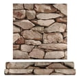 thumbnail image 1 of Matsuzay Papel Pintado 3D Piedra Pizarra Piedra Rústica Efecto Ladrillo PVC Revestimiento De Paredes Decoración Decoración del hogar No.2 Matsuzay HA025993-02, 1 of 1