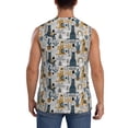 thumbnail image 4 of Daiia Llama and Cactus1 Printed Men's Tank Tops,Casual Soft Sleeveless Gym Muscle Shirts Bodybuilding Tee-3X-Large, 4 of 8