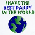 thumbnail image 2 of CafePress - Best Daddy In The World Body Suit - Baby Light Bodysuit, Size Newborn - 24 Months, 2 of 4