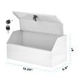 thumbnail image 3 of Caja de seguridad para medicamentos Admirmed Steel con llave, 15 x 31 x 15 cm, soporte de pared, 3 of 6