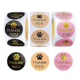 thumbnail image 1 of 1500 Pcs Round Kraft Stickers Thank for You Envelope Small Business, 1 of 5