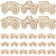 thumbnail image 4 of 30 piezas de recortes de camiones de madera para pintar, coches de madera sin terminar, vehículos para pintar, recuerdos de fiesta, 4 of 7