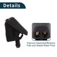 thumbnail image 4 of Unique Bargains Windshield Washer Nozzle for Mini Cooper Hatchback and S (R50, R53) 2002-2006 No.61667146377 Front Black With 2 Pcs1 Meter Fluid Hose 1 Set, 4 of 7