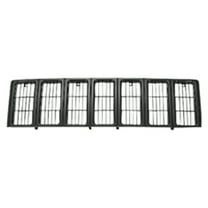 New Aftermarket  Premium Fit Black Front Grille 5EM65DX8 fits 1997-2001 Jeep Cherokee