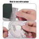 thumbnail image 2 of Double-sided Wire Gauge Measurement Tool 0-36 And 2pcs Welding Thickness Gauges Stainless Steel Gau, 2 of 4