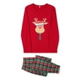 thumbnail image 3 of DuAnyozu Christmas Santa Hat Pattern Family Matching Pajamas,2-piece,Unisex,Sizes Baby-Kids-Adult, 3 of 10