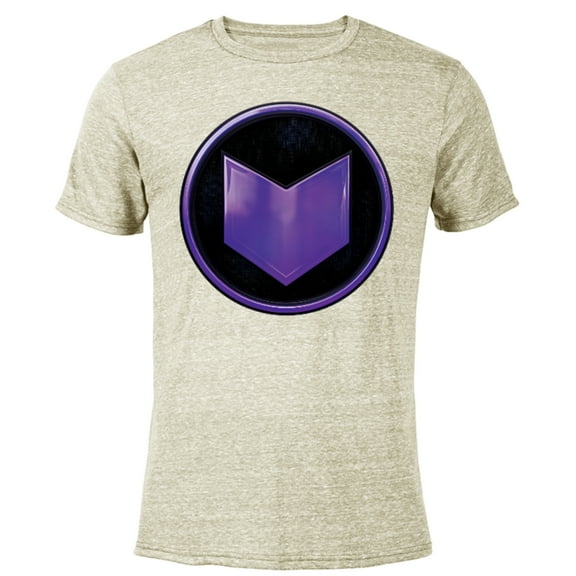 Marvel Hawkeye Purple Arrow Logo - Short Sleeve Blended T-Shirt for Adults – Customized-Yellow
