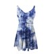 thumbnail image 5 of Traje de baño de bikini de verano con estampado de moda para mujer, con cojín en el pecho y sin soporte de acero, sin espalda, con tirantes, de nailon., 5 of 5