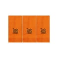 thumbnail image 2 of Halloween Towels 3 Piece Set Embroidered Pumpkin Design Soft Cotton Bathroom Towels Indoor Halloween Decorations, 2 of 6