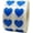 Blue, variant on White Heart Stickers | 0.5" Inch Wide | 1,000 Pack
