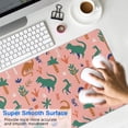 thumbnail image 4 of Long Mouse Pads for Desk,Pink Colorful Dinosaurs Pattern Desk Mats on Top Of Desks, Desk Mouse Pad Extra Large with 3mm Non-Slip Base and Stitched Edge for Gaming,Office,Work,Home 31.5"x15.7", 4 of 6