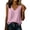 # 2 Pink, variant on Taqqpue Tank Top for Women Loose Fit High Neck Sleeveless Button Down Tops Casual Hollow Out Eyelet Summer Flowy Cami Shirts Blouse
