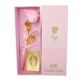thumbnail image 2 of Hbdhejl Color Gold Rose Flower Purple Window Gift Box New Year'S Day Gift Gold Foil Rose, 2 of 6