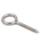 thumbnail image 1 of M5 * 65MM 304 Acero inoxidable Tornillo de anillo automático Tornillo de rosca Oveja Círculo Ojo redondo Tornillo autorroscante Tornillo de rosca automático Anillo de apriete manual 10PCS, 1 of 5