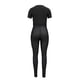 thumbnail image 5 of SAYOO Conjuntos de Pantalones Largos para Mujer, Tops Cortos de Manga Corta de Color Puro + Conjunto de Pantalones Transparentes de Cintura Alta SAYOO  Moda, 5 of 8